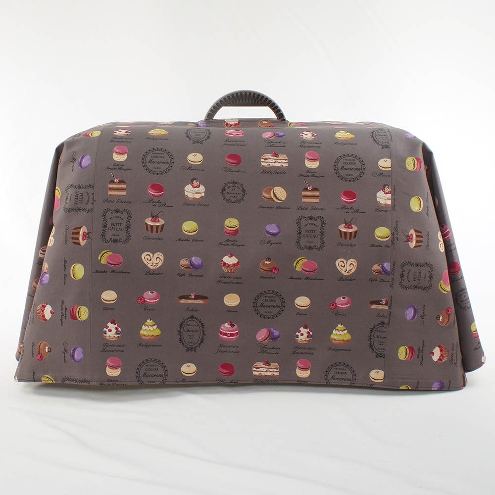 Helen's クレートカバー マカロンチョコドット Mサイズ トグルボタン無し