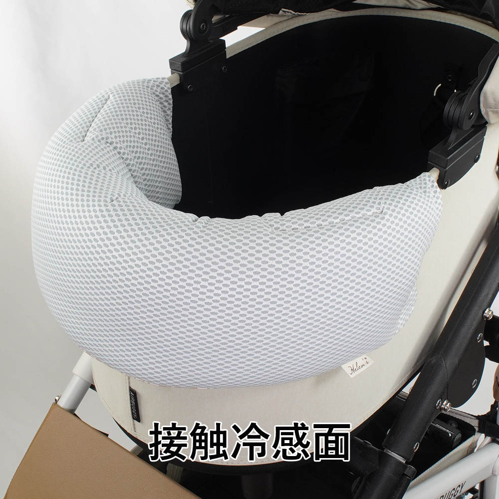 【500円OFF】DOME3レギュラー用クッションセット 夏用ぷくぷく あごのせクッション＋夏用キャリークッションベッド Sサイズ 東洋紡iCOLD 接触冷感 ダマスク ベージュ