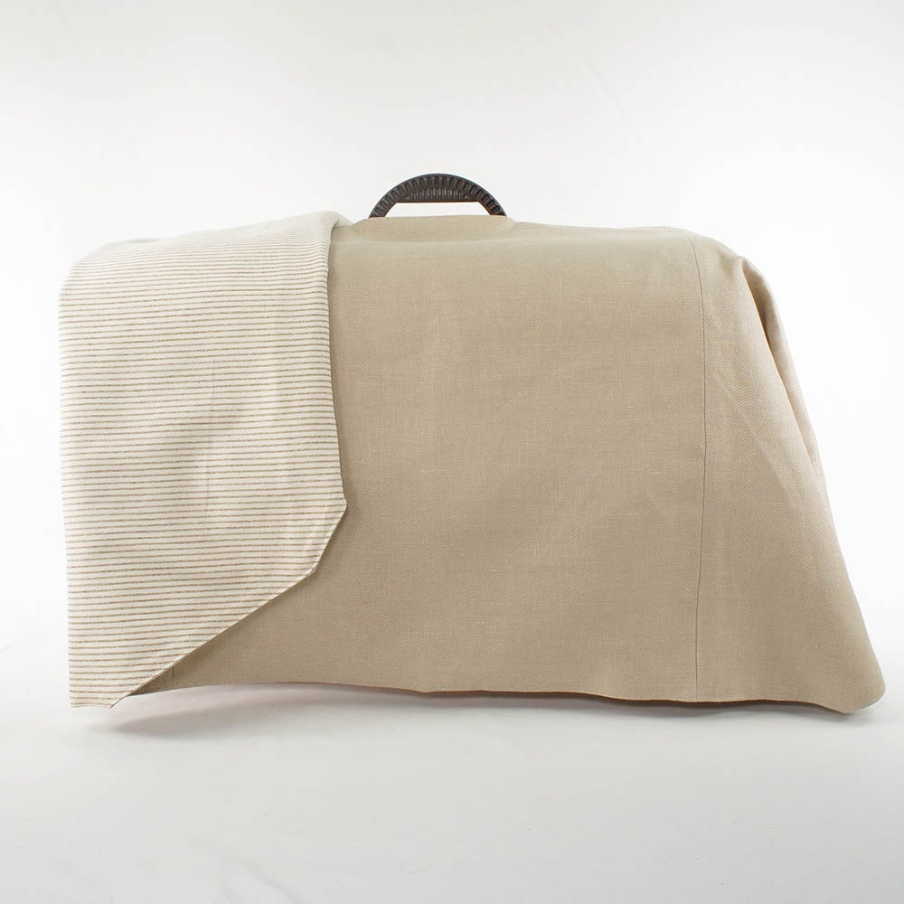 Helen's クレートカバー リトアニアリネン Mサイズ トグルボタン無し