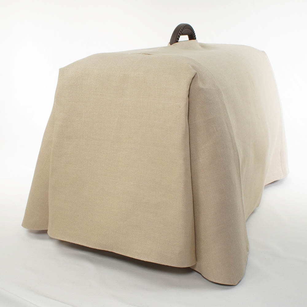 Helen's クレートカバー リトアニアリネン Mサイズ トグルボタン無し