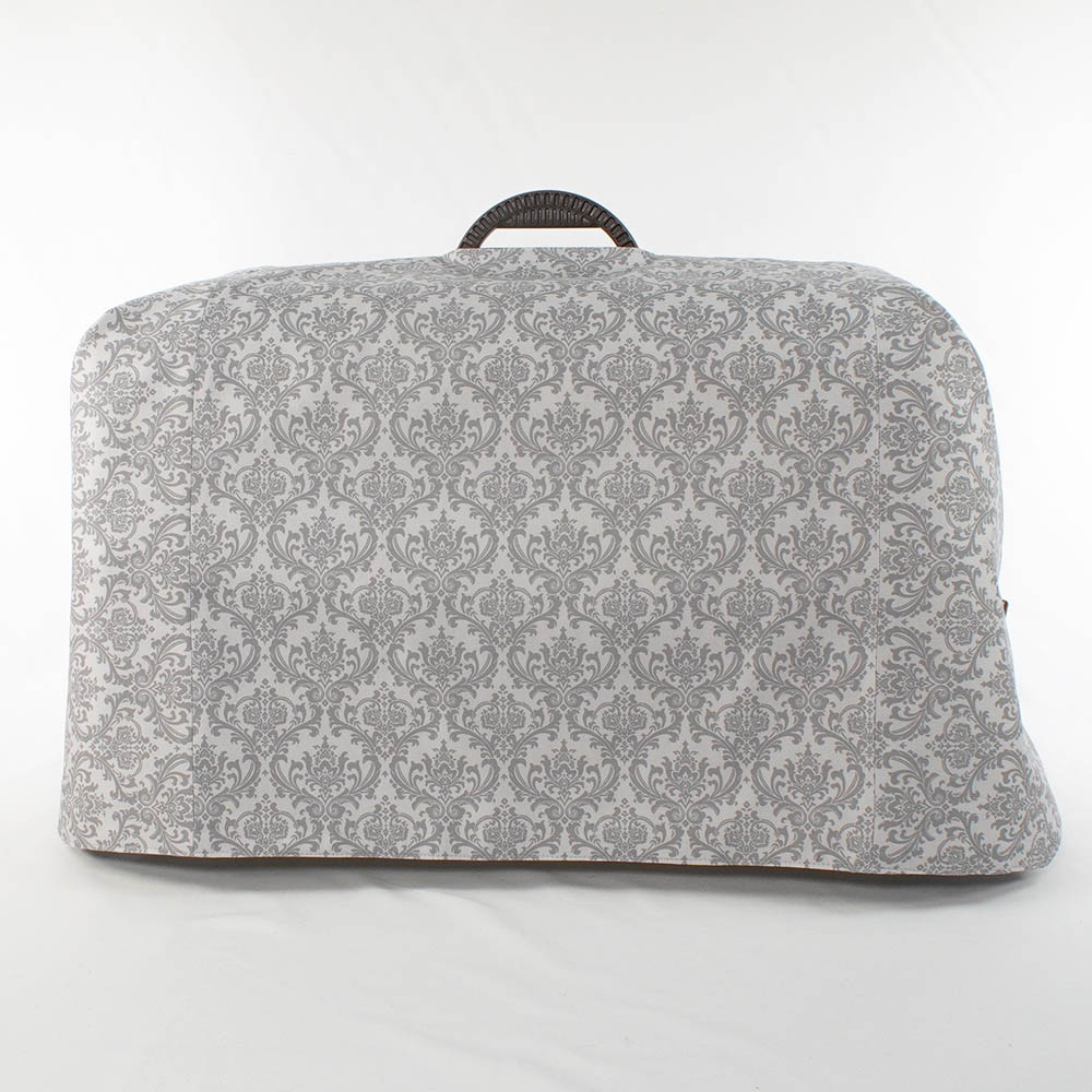 Helen's クレートカバー ダマスクグレー Mサイズ トグルボタン付き