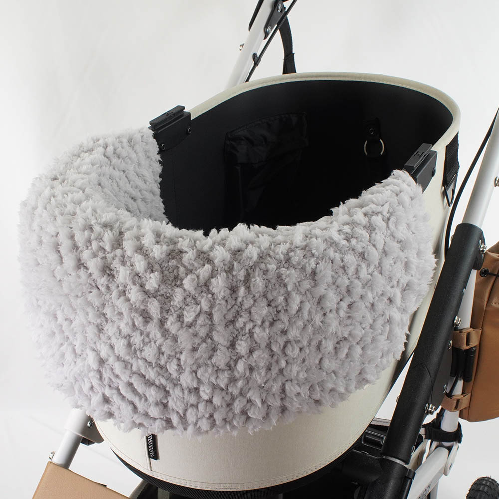 【500円OFF】DOME3レギュラー/ラージ用クッションセット ぷくぷくあごのせクッション＋あごのせ縁無しクッション Mサイズ ダマスクグレーファー