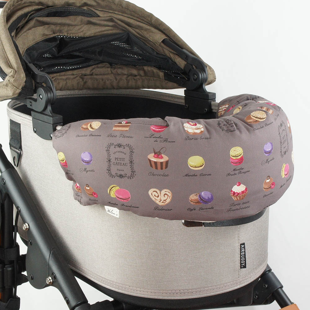 【500円OFF】DOME3レギュラー用クッションセット ぷくぷく あごのせクッション+キャリークッションベッド Sサイズ マカロンチョコドット