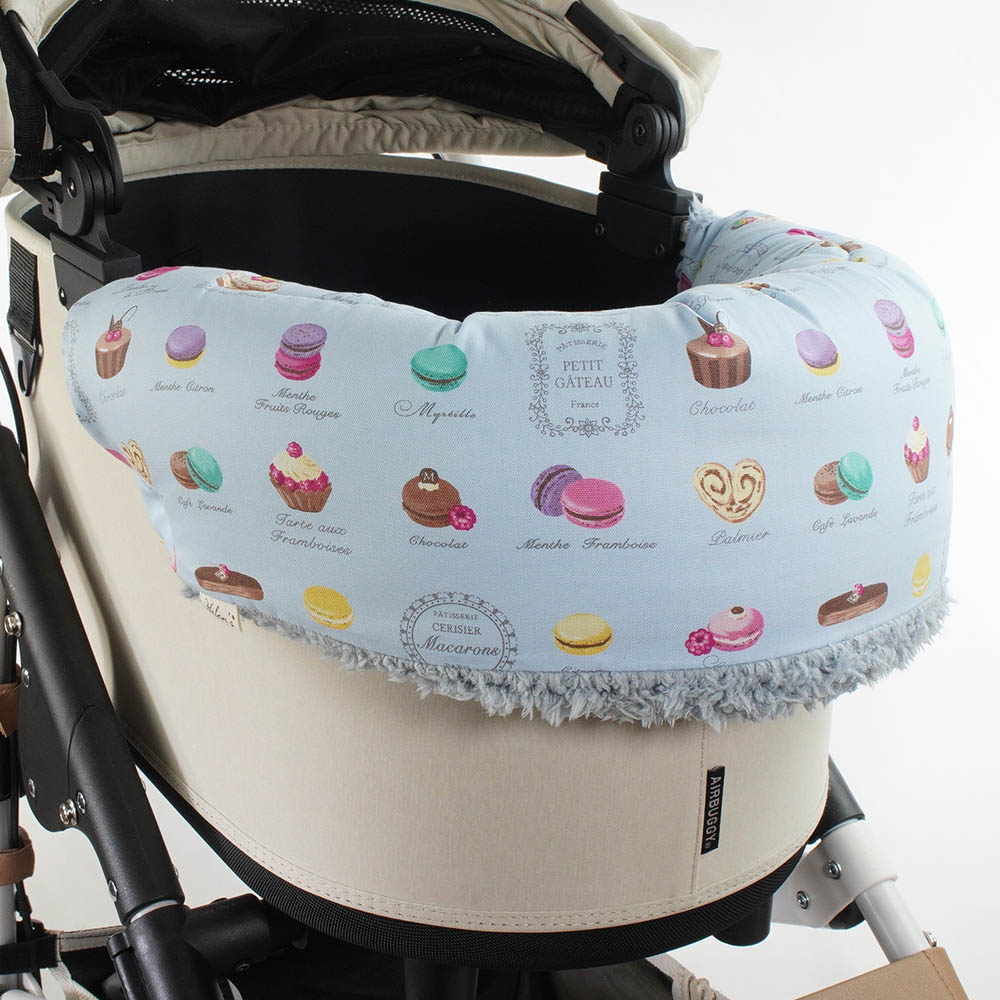 【500円OFF】DOME3レギュラー用クッションセット ぷくぷく あごのせクッション＋縁無しクッションベッド Mサイズ マカロンブルーファーサックスブルー