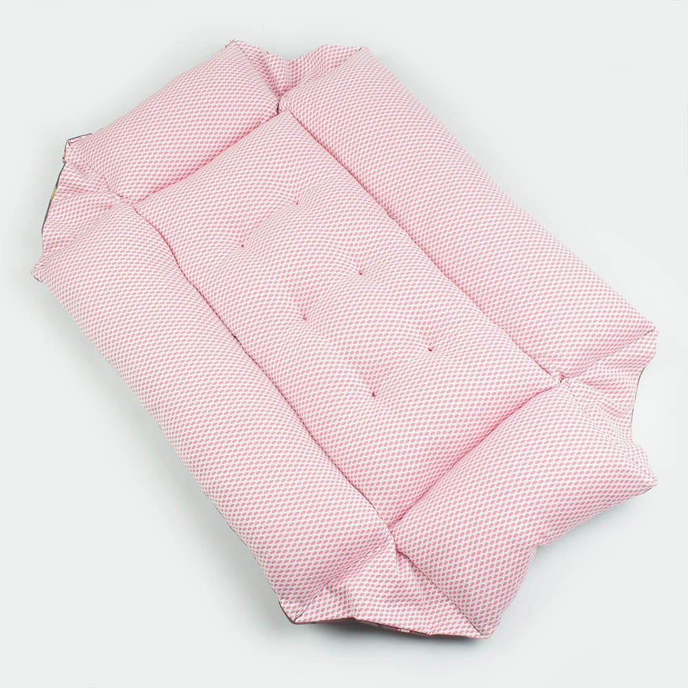 ペットが喜ぶ 夏用キャリークッションベッド iCOLD 接触冷感 マカロンチョコ Mサイズ