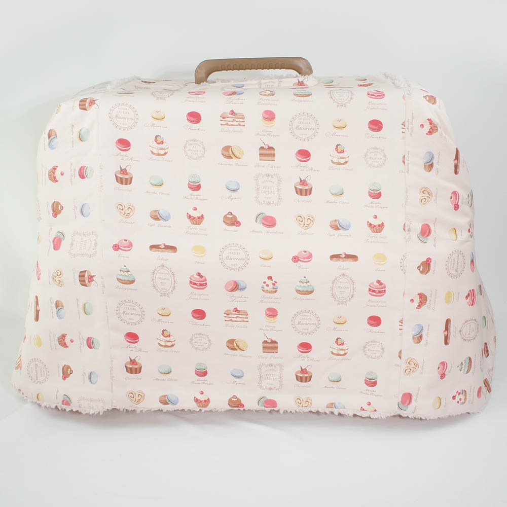 あったか３WAY キャリーカバーブランケット マカロンシャービーピンク ＜マルチ幅＞ Ｌサイズ（トグルボタン付き）