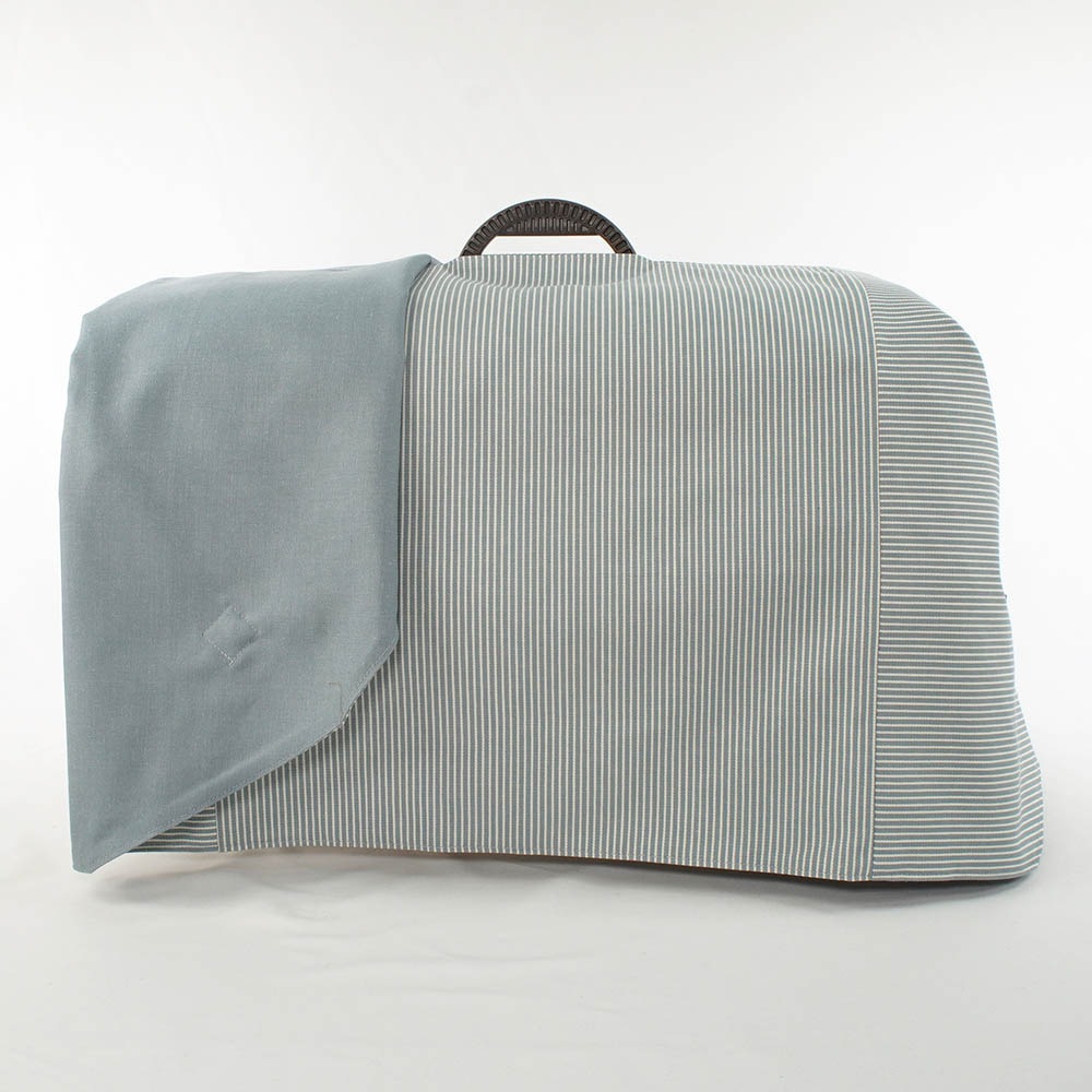 Helen's クレートカバー ヒッコリーデニムサックス Mサイズ トグルボタン付き