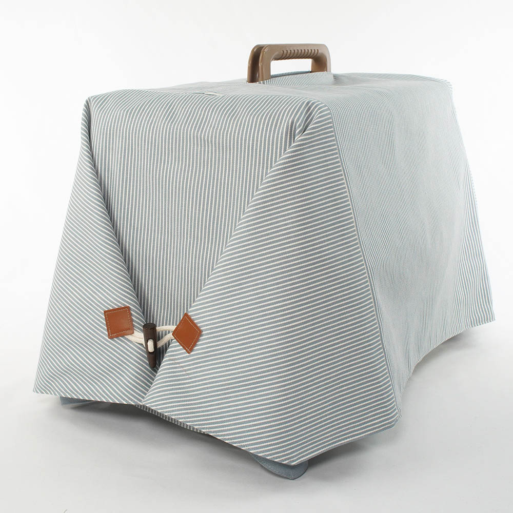 Helen's クレートカバー ヒッコリーデニムサックス Mサイズ トグルボタン付き