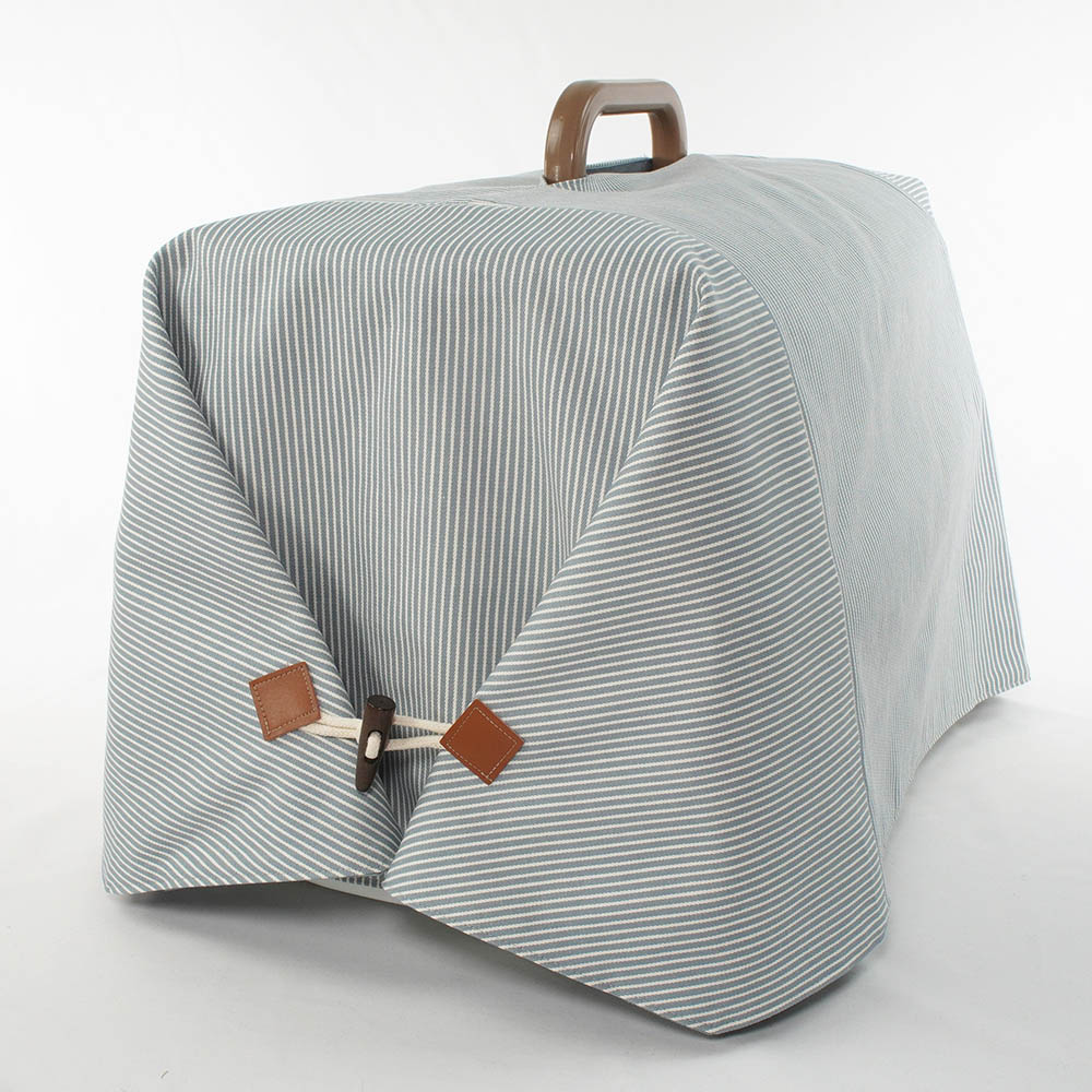 Helen's クレートカバー ヒッコリーデニムサックス Mサイズ トグルボタン付き