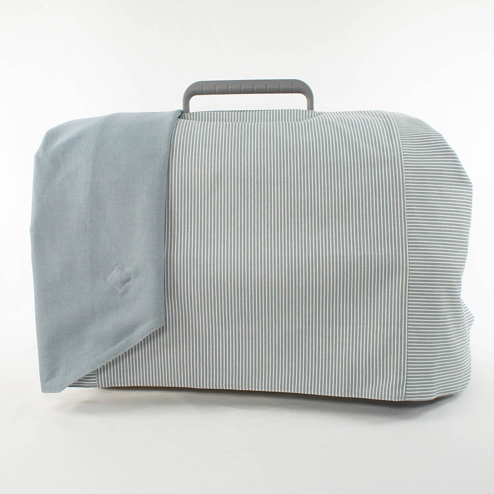 Helen's クレートカバー ヒッコリーデニムサックス Mサイズ トグルボタン付き