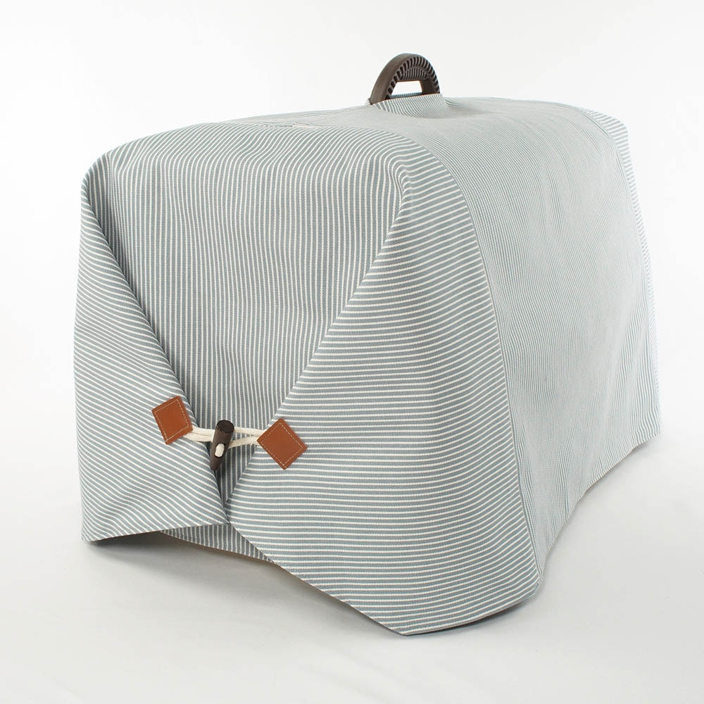 Helen's クレートカバー ヒッコリーデニムサックス Mサイズ トグルボタン付き