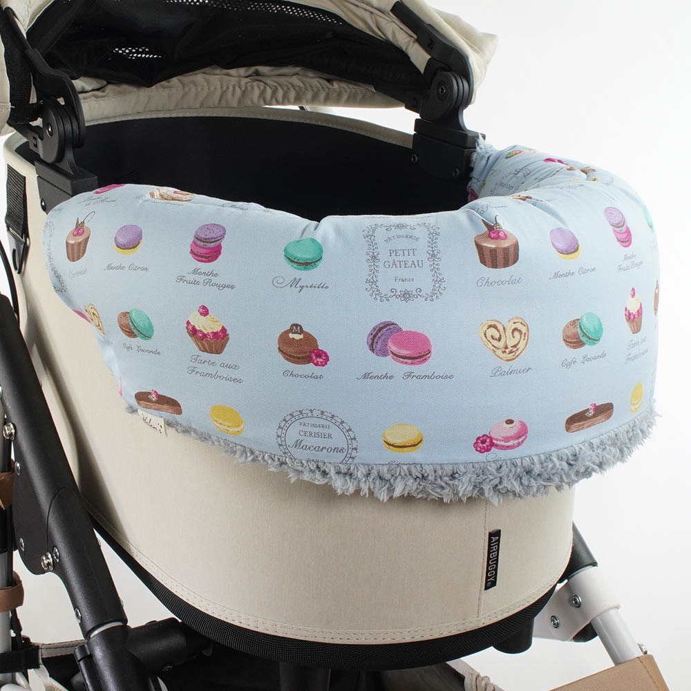 【500円OFF】DOME3レギュラー/ラージ用クッションセット ぷくぷくあごのせクッション+あごのせ縁無しクッション Mサイズ マカロンブルーファーサックスブルー