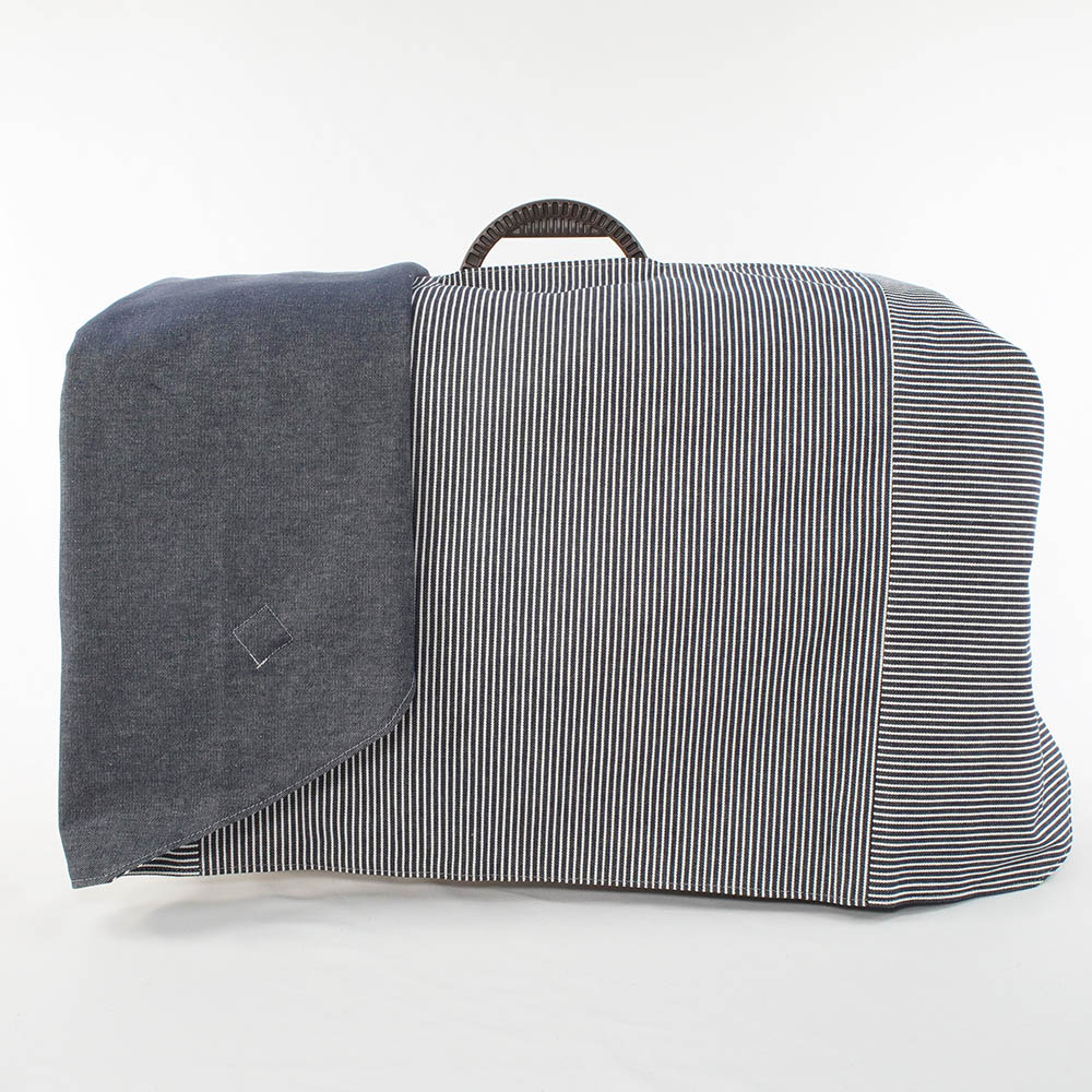 Helen's クレートカバー ヒッコリーデニムネイビー Mサイズ トグルボタン付き