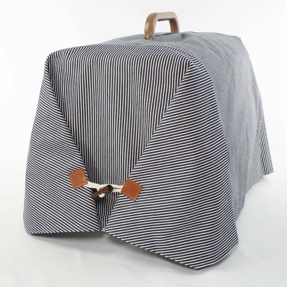 Helen's クレートカバー ヒッコリーデニムネイビー Mサイズ トグルボタン付き