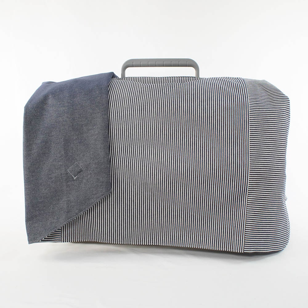 Helen's クレートカバー ヒッコリーデニムネイビー Mサイズ トグルボタン付き