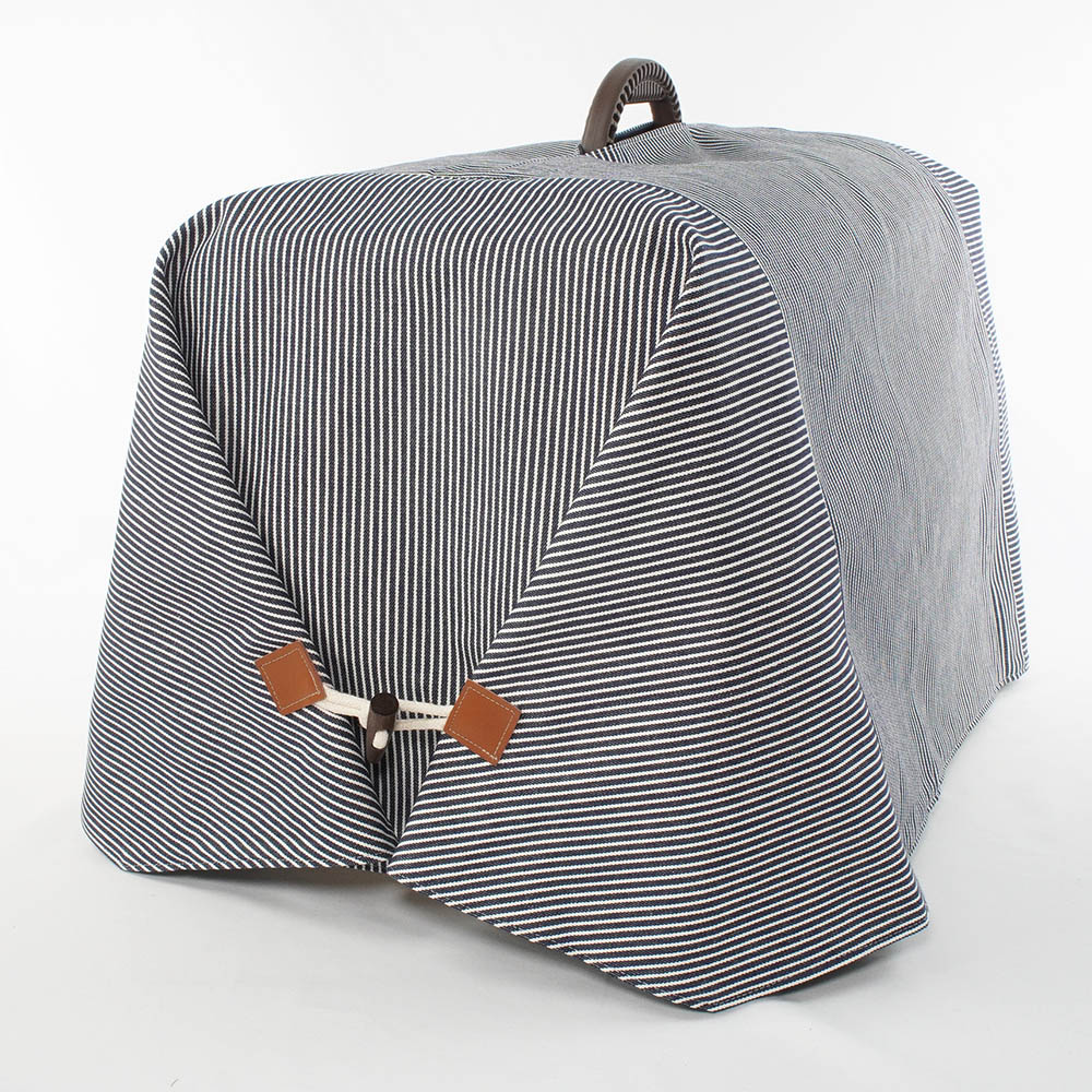 Helen's クレートカバー ヒッコリーデニムネイビー Mサイズ トグルボタン付き