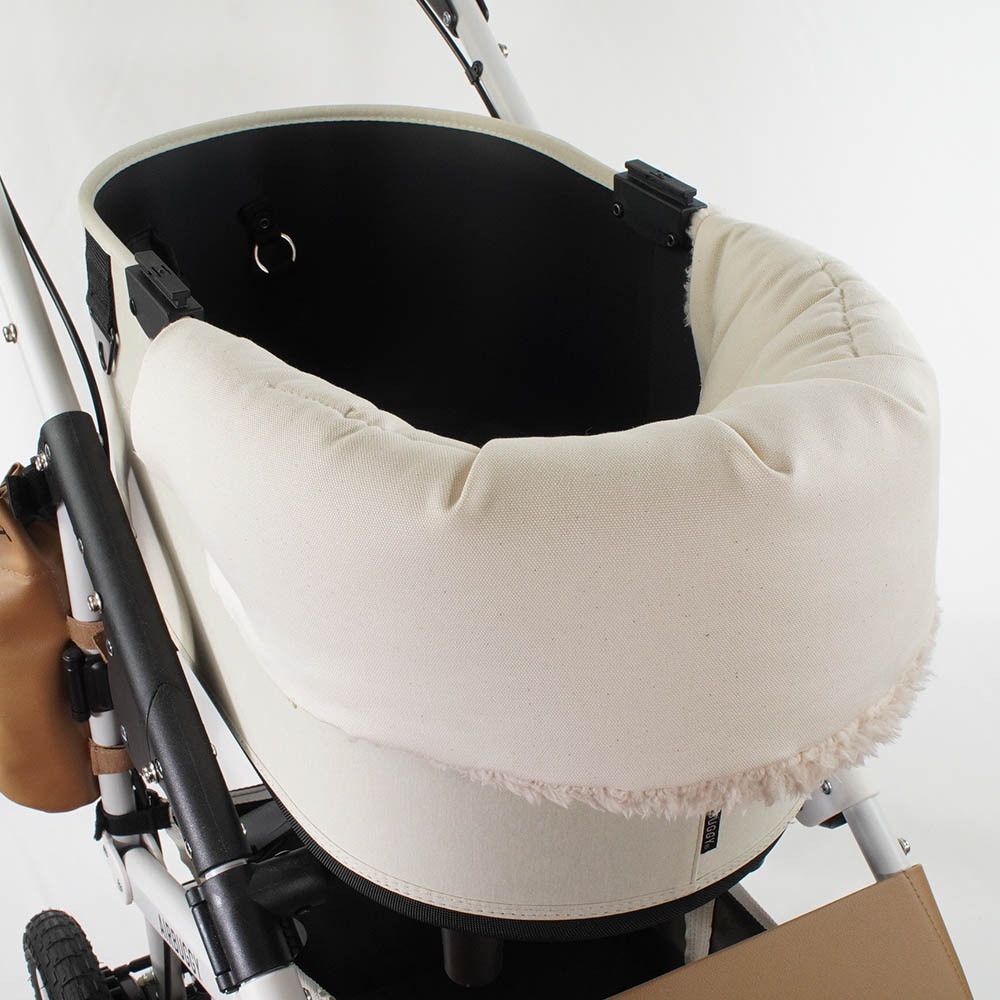 【500円OFF】DOME3レギュラー/ラージ用クッションセット ぷくぷくあごのせクッション＋あごのせ縁無しクッション Mサイズ 生成ファー