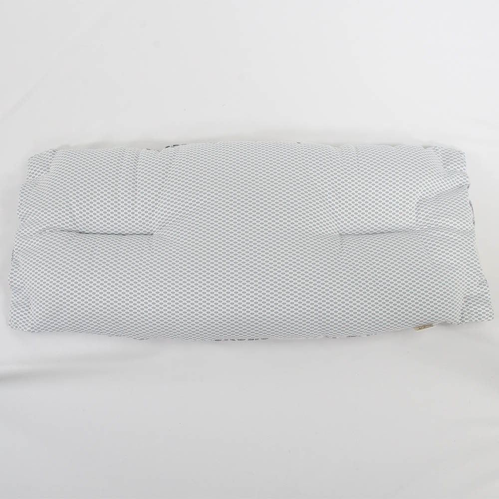 【500円OFF】DOME3ラージ用クッションセット 夏用ぷくぷく あごのせクッション+夏用キャリークッションベッド Mサイズ 東洋紡iCOLD 接触冷感 ヴィンテージダマスク グレー