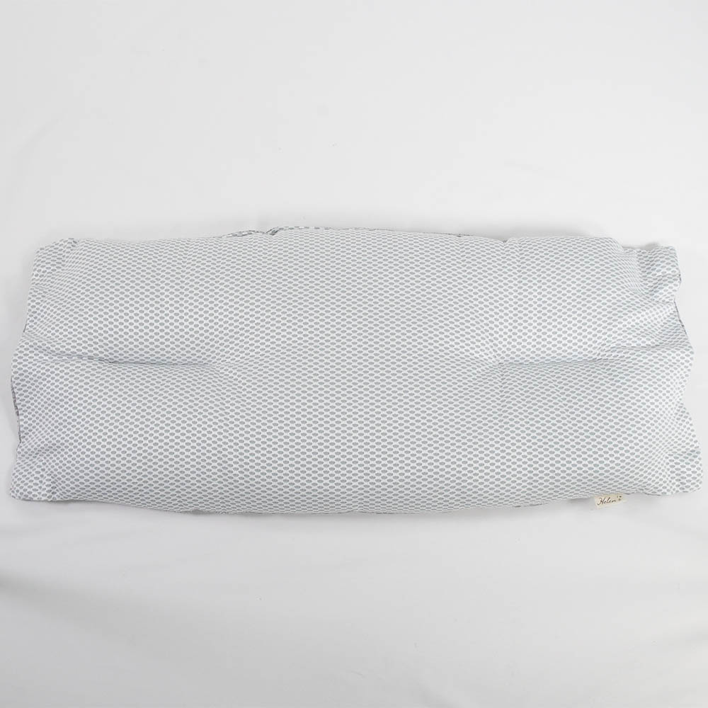 【500円OFF】DOME3ラージ用クッションセット 夏用ぷくぷく あごのせクッション＋夏用キャリークッションベッド Mサイズ 東洋紡iCOLD 接触冷感 ダマスク グレー