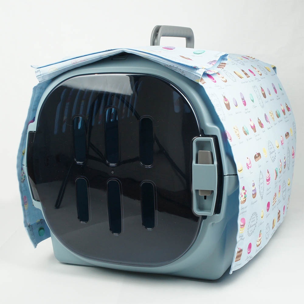 目隠しイージーカバー ショルダーベルト対応 マカロンブルー＜マルチ幅＞ Mサイズ