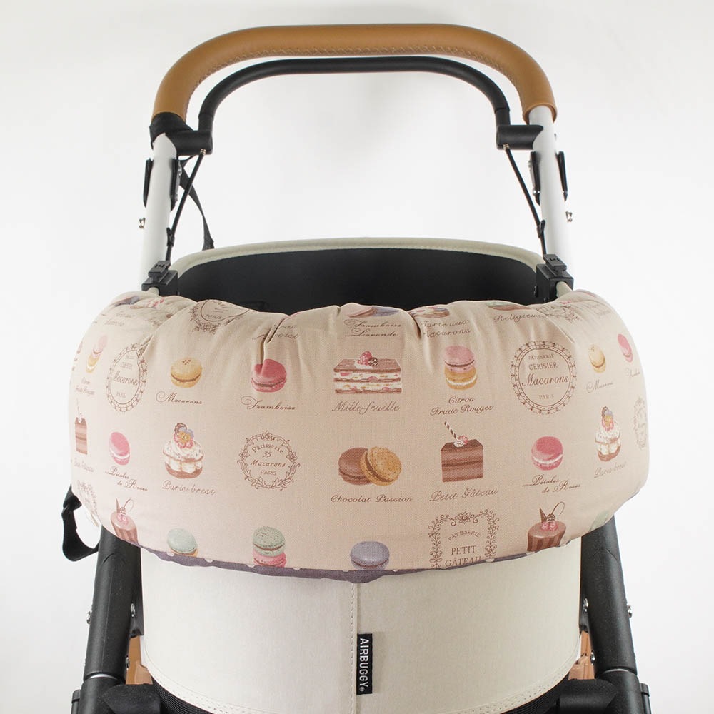 【500円OFF】DOME3ラージ用クッションセット ぷくぷく あごのせクッション＋キャリークッションベッド Mサイズ マカロンベージュドットラベンダー