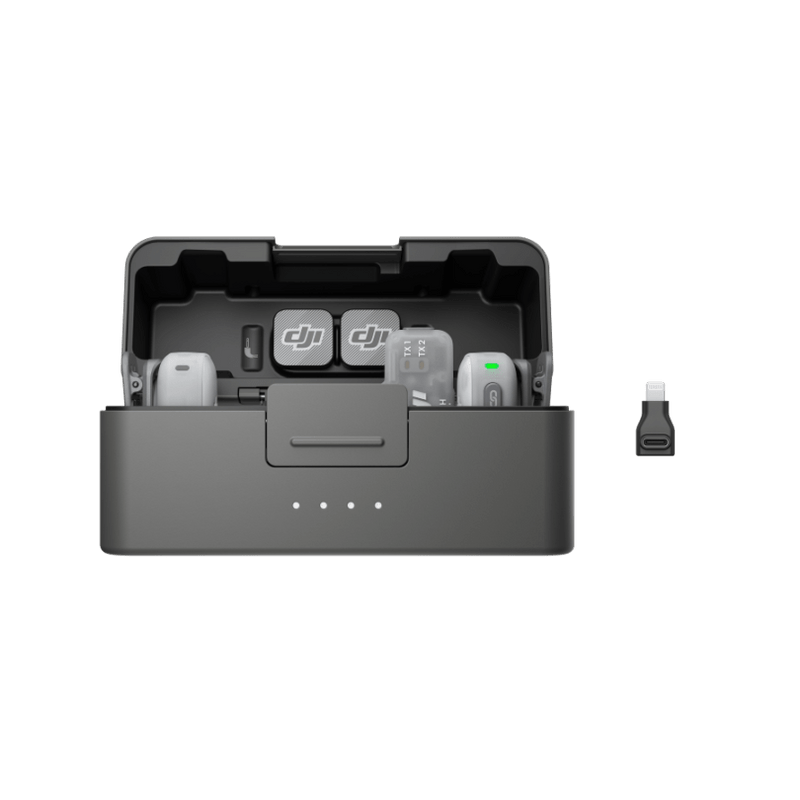 DJI Mic Mini 2��2 TX + 1 ��Х��� RX + ���ť�������