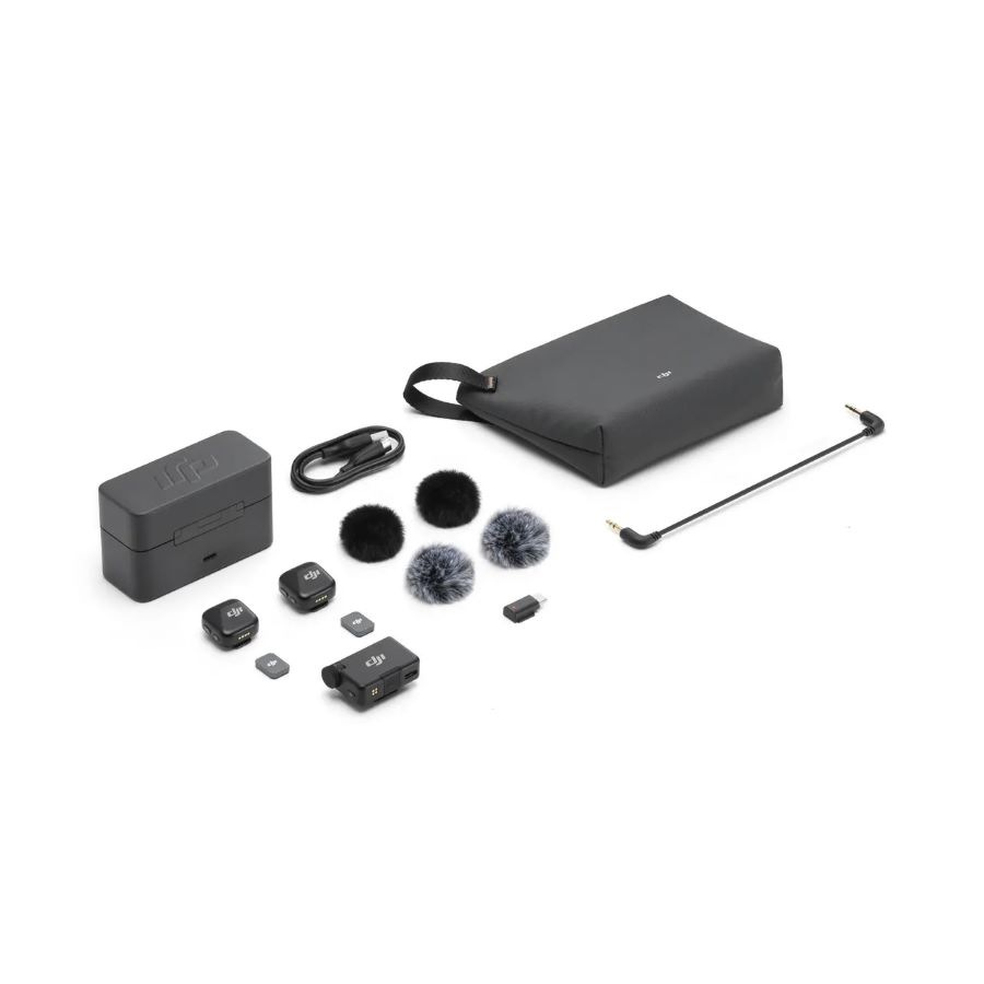 DJI Mic Mini��2 TX + 1 RX + ���ť�������