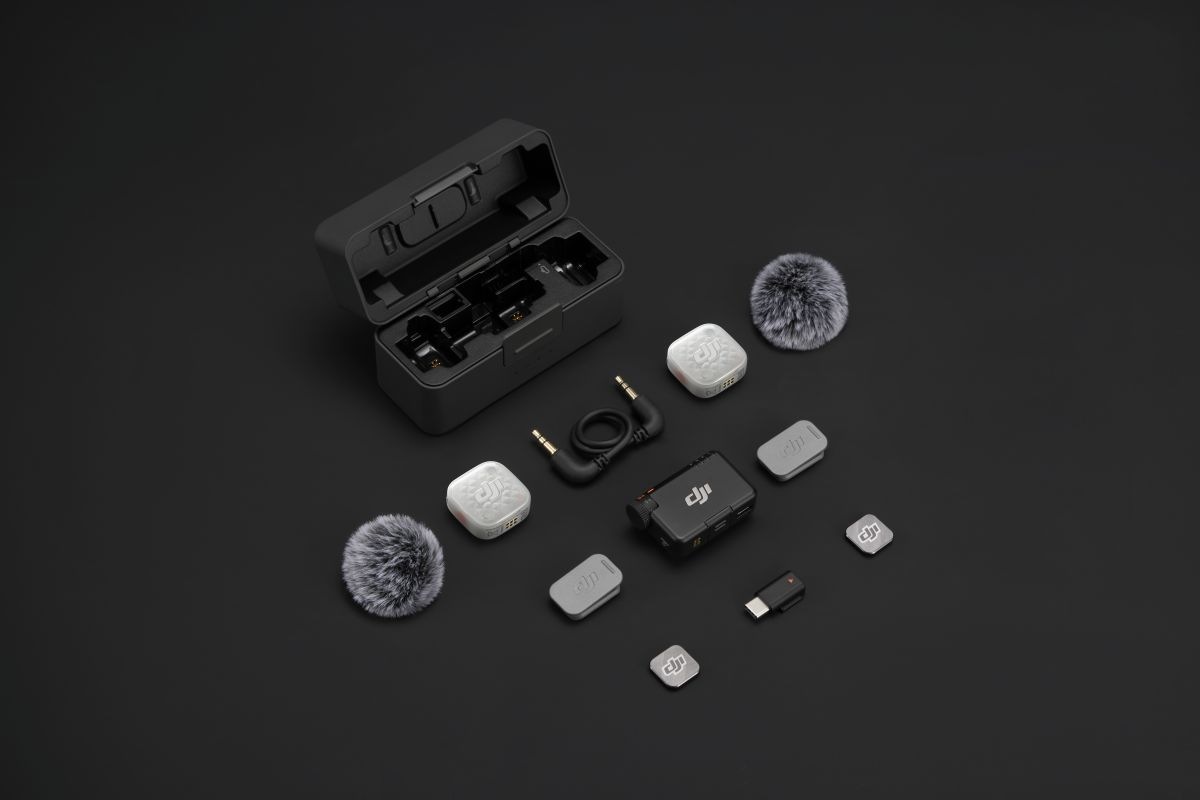 DJI Mic Mini 2S��2 TX + 1 RX + ���ť�������
