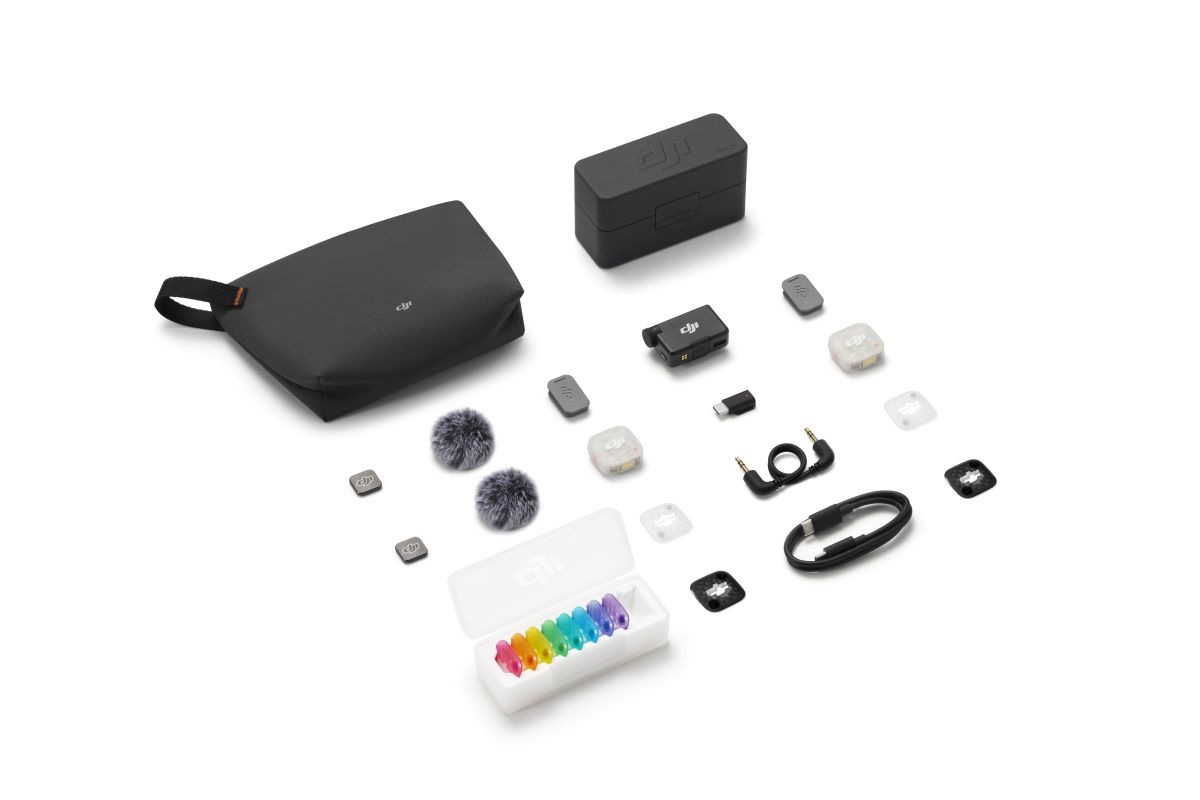 DJI Mic Mini 2S��2 TX + 1 RX + ���ť�������