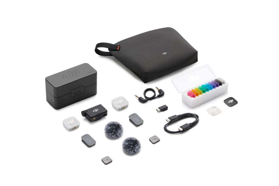 DJI Mic Mini 2��2 TX + 1 RX + ���ť�������