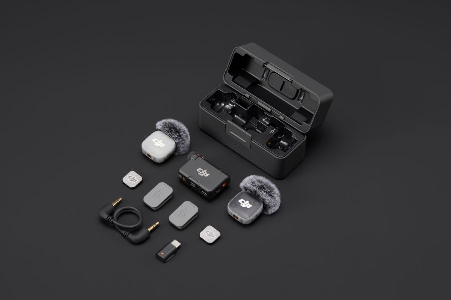 DJI Mic Mini 2��2 TX + 1 RX + ���ť�������