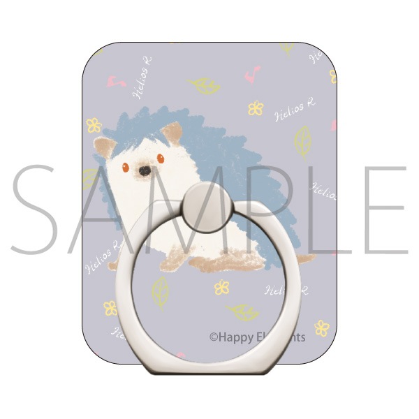 受注生産】HALINES Hedgehog Heroes スマホホルダー／アッシュ