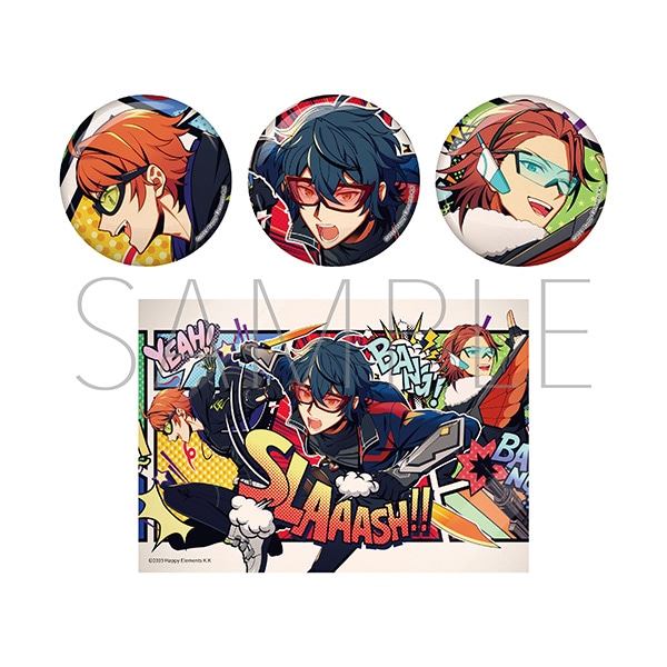 缶バッジ＆ブロマイドセット／HEROES IN THE CARTOON | グッズ 通販