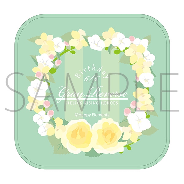 ミニタオル／BIRTHDAY SERIES　グレイ・リヴァース