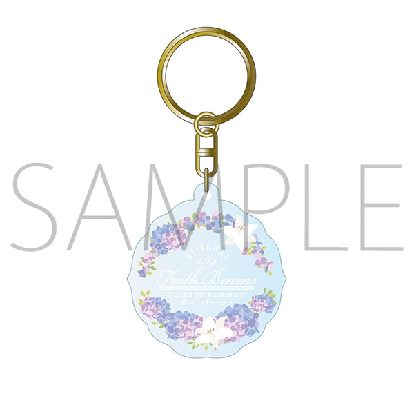 アクリルキーホルダー／BIRTHDAY SERIES　フェイス・ビームス