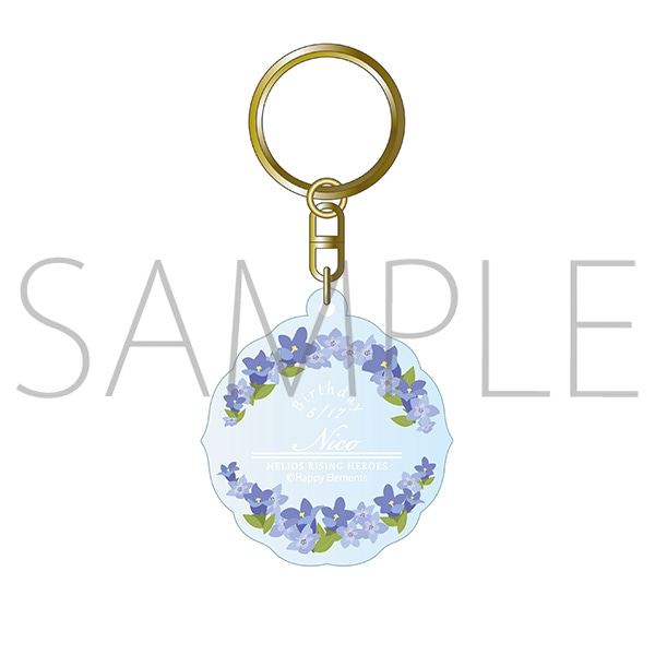 アクリルキーホルダー／BIRTHDAY SERIES　ニコ