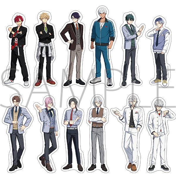 6th Anniversary ダイカットステッカーコレクション／A
