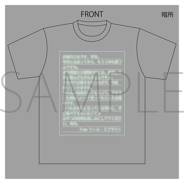 オワライメイ　エバース　サイン入り　メッセージ入り　Tシャツ オワライメイ エバース サイン入り メッセージ入り Tシャツ