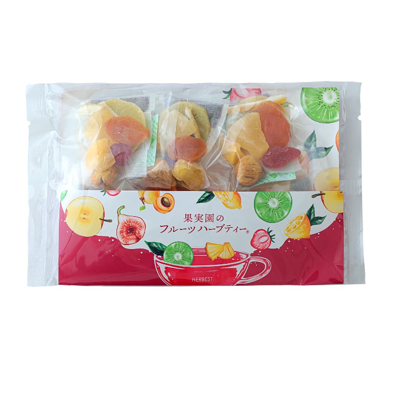 果実園のハーブティー ２個用 トレー型ギフトセット【宅配便限定】｜フルーツティー