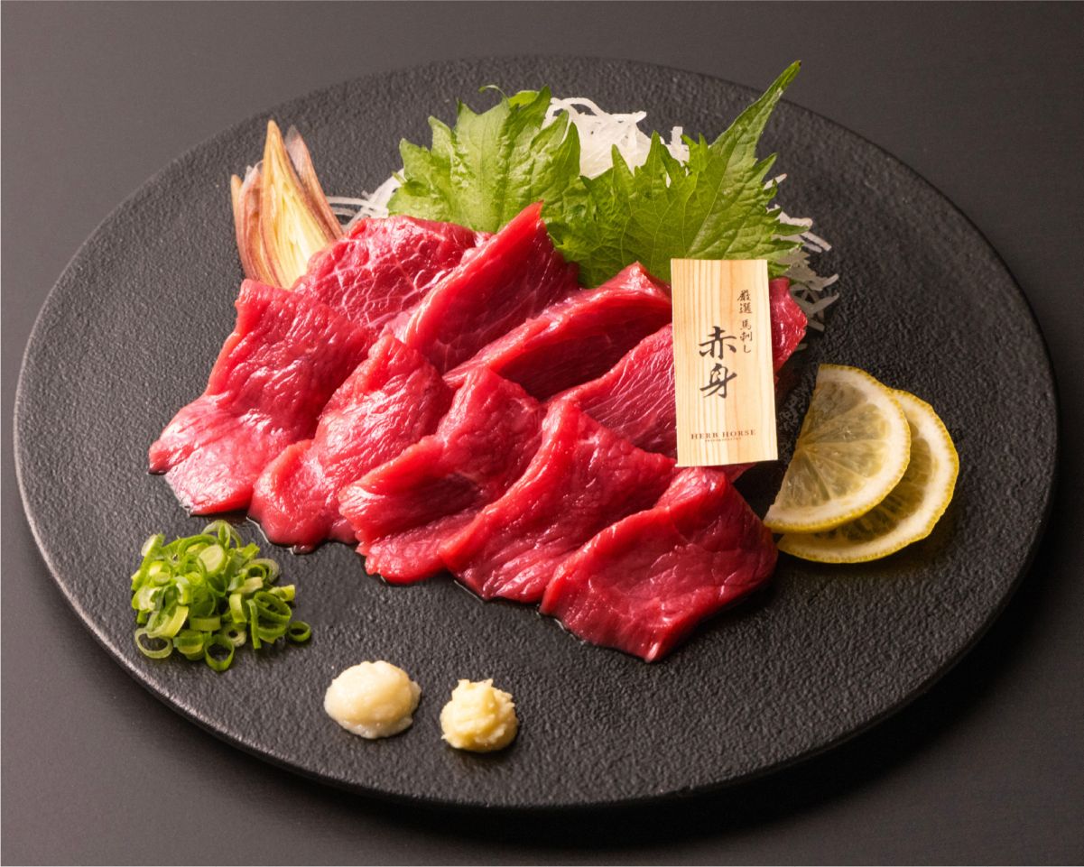 馬刺し 赤身 約100g｜馬刺し・馬肉通販専門店｜お取り寄せ馬刺し通販