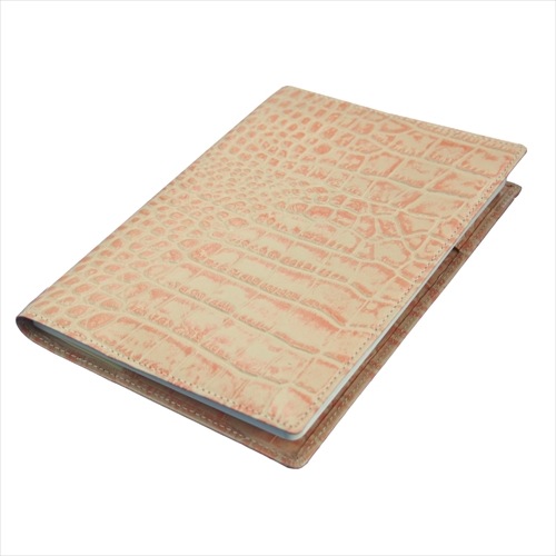 ご確認用　A5 手帳カバー　牛革クロコ型押し ほぼ日手帳　本革　ピンク ご確認用 A5 手帳カバー 牛革クロコ型押し ほぼ日手帳 本革 ピンク