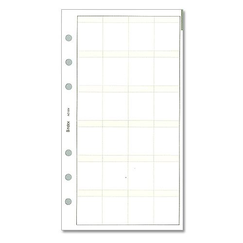 メモ帳バイキングA 新品 100円 システム手帳用リフィル バイブルサイズ プライベートリフィール