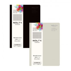 NOLTY ノート A5 横罫6.0mm(ブラック,グレー)[NTBNT1301,NTBNT1302][M