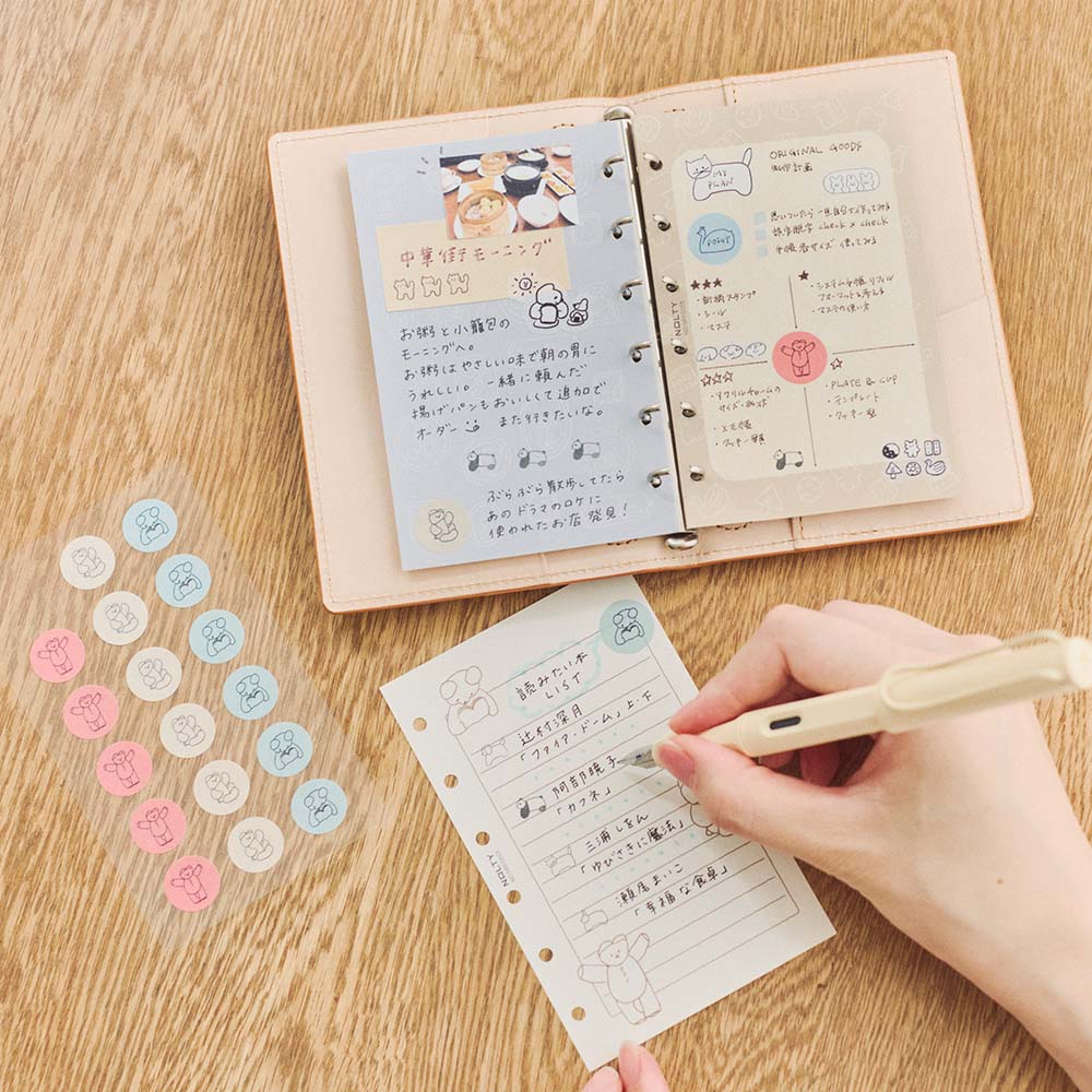 NOLTY(ノルティ) ニコレシピコラボ システム手帳用リフィルミニ6