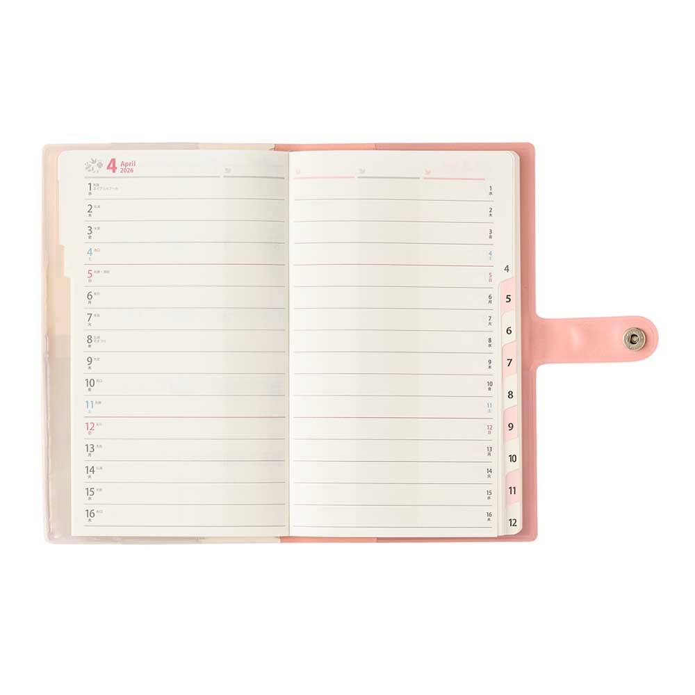 ぽむページ 2026年1月始まり手帳 PAGEM by NOLTY(ノルティ) ペイジェムファミリー