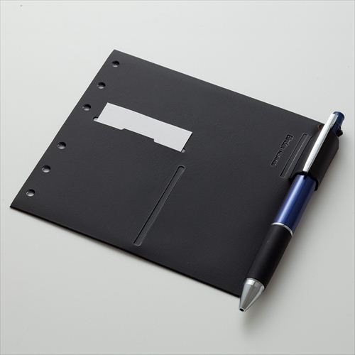 システム手帳用リフィル A5 引き出し式ペンホルダー(カードポケット付