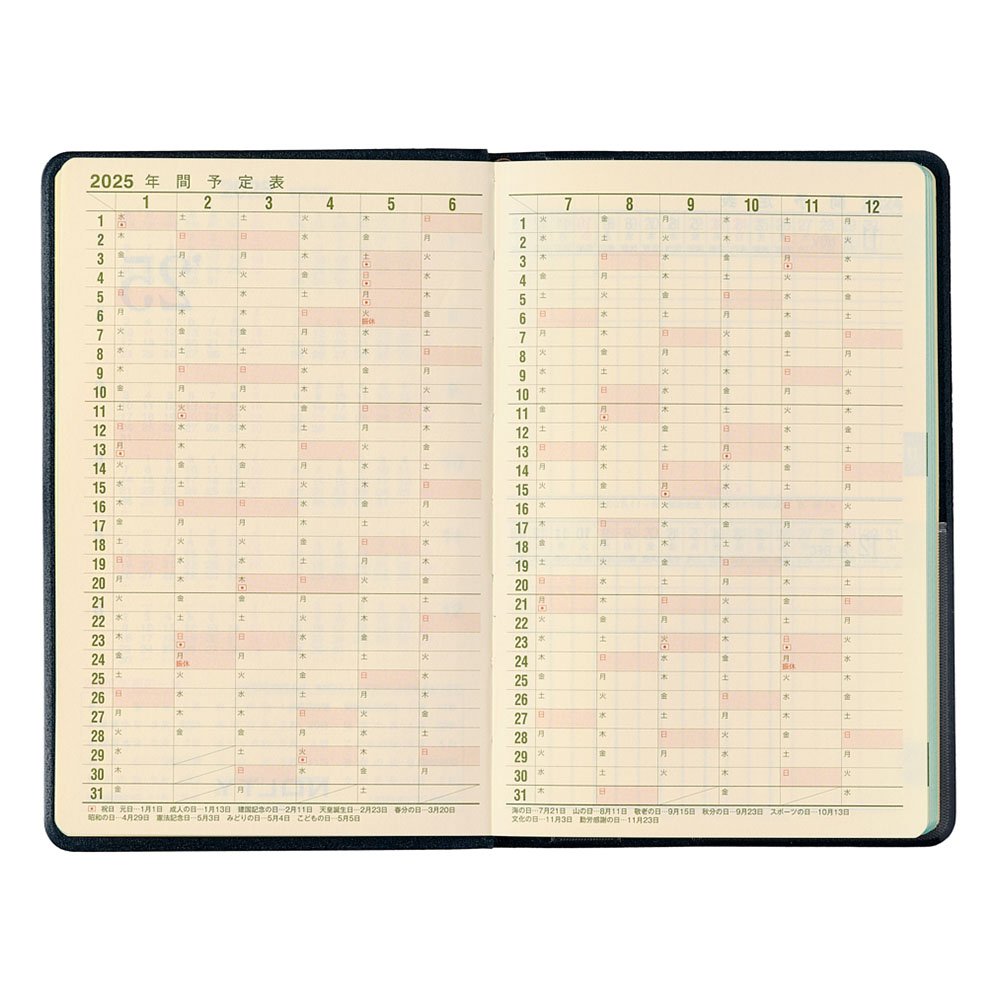 お姫さま手帳　B6　ウィークリーレフト　月曜始まり　2025年1月始まり 毎年即完売！手に入らないと話題の「お姫さま手帳」2025年版が