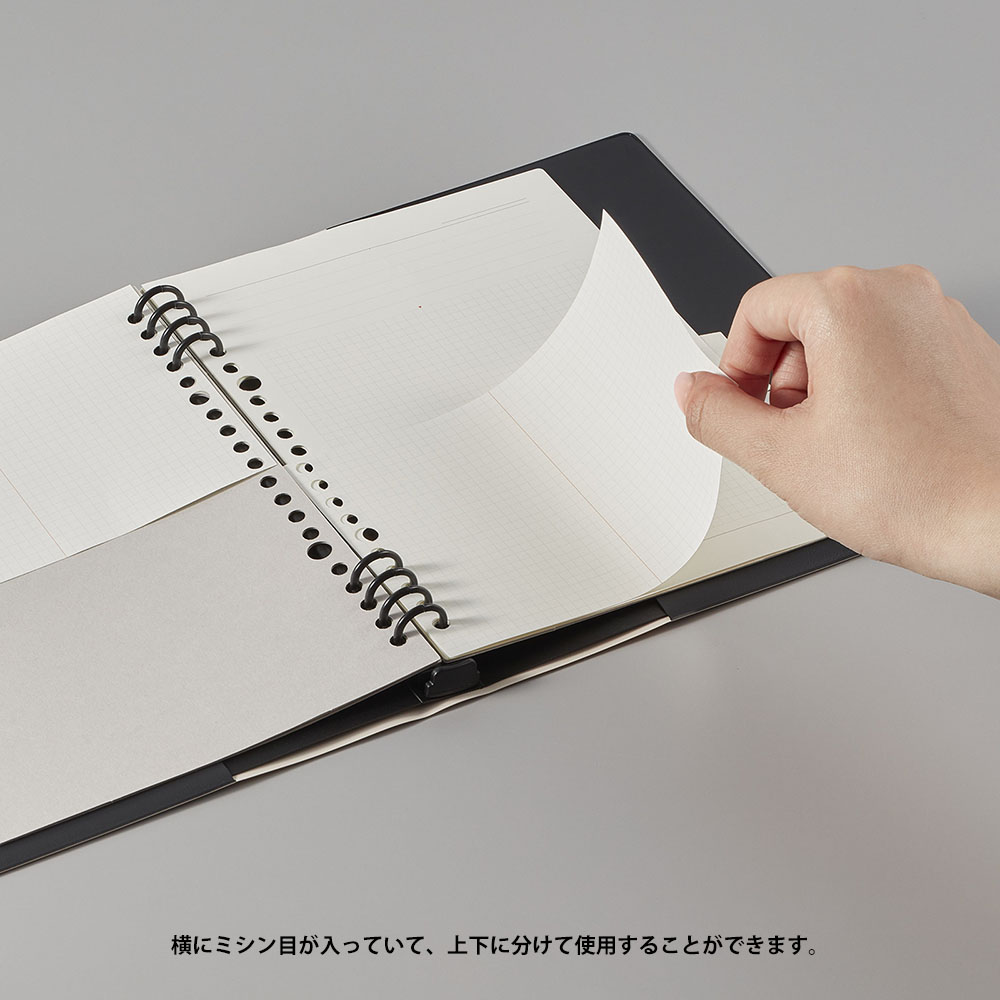 NOLTYノート kukuru A5 ミシン目入り方眼3.5mm [NTK1104][M