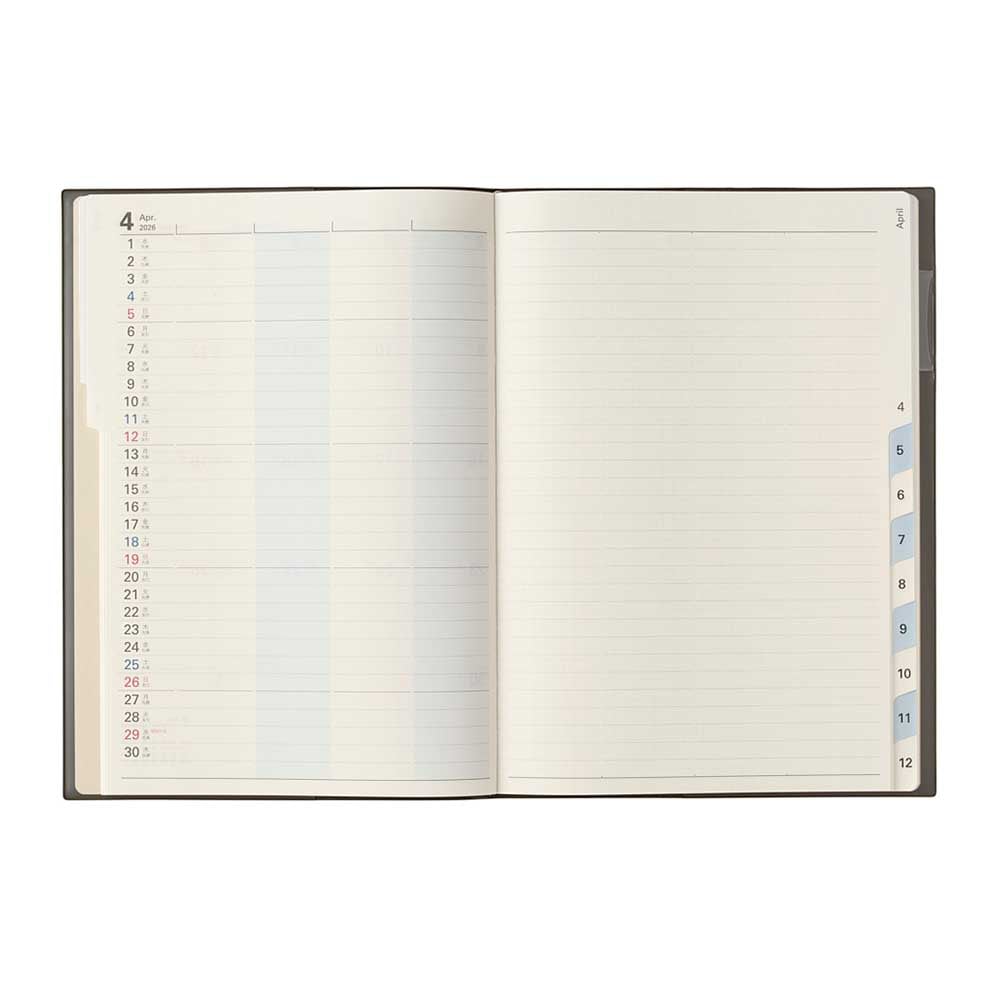 2026年1月始まり手帳 マンスリー NOLTY(ノルティ) アクセスA5マルチ