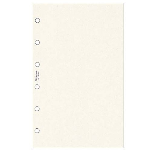 システム手帳用リフィル ミニ6サイズ 無地(クリーム)[G405][M便 4/26